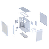 ASUS Prime AP303 TG ATX PC Gehäuse White mit 360 mm Radiator und USB 20Gbps