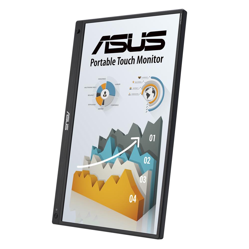 ASUS ZenScreen Touch MB16AMTR tragbarer 15,6 Zoll FHD Touch Monitor mit Akku