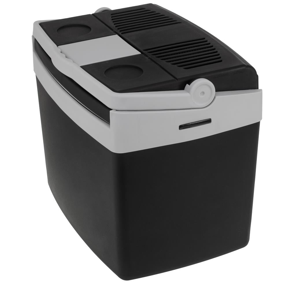 Adler AD 8091 Tragbare Kühlbox 25L elektrisch Auto Camping Picknick schwarz grau