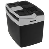 Adler AD 8091 Tragbare Kühlbox 25L elektrisch Auto Camping Picknick schwarz grau