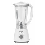 Adler AD 4057 Standmixer 1,5L 450 Watt Weiß für Smoothies Milchshakes Säfte