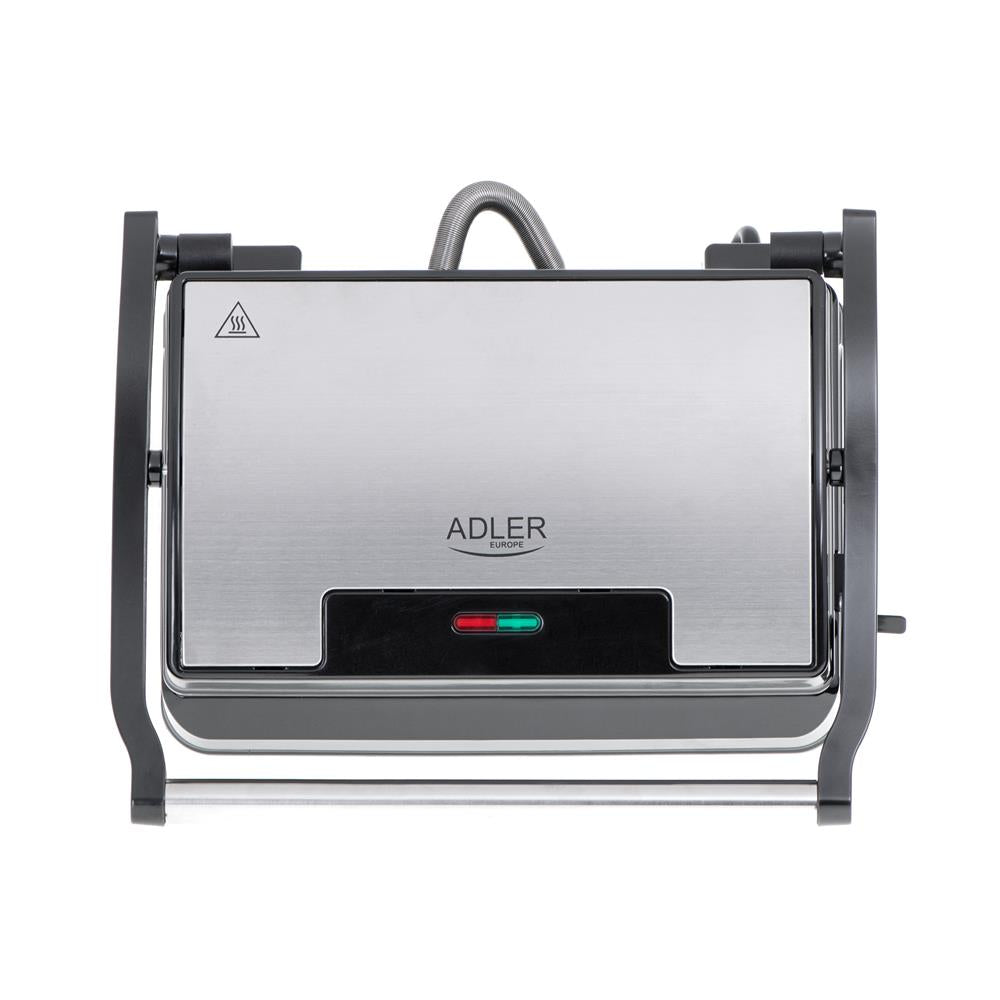 Adler AD 3052 Elektrogrill 1200 Watt Elektrischer Grill Sandwichmaker Grillplatten Kontaktgrill