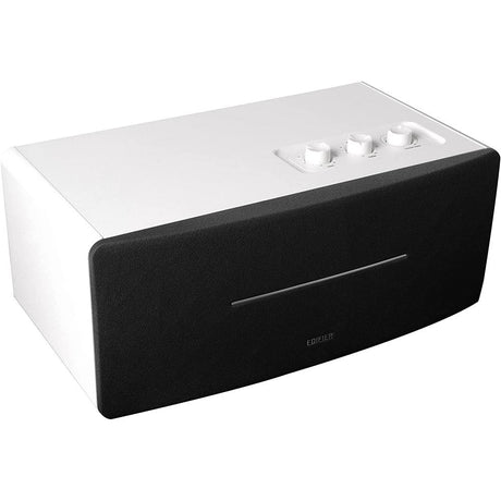 Edifier D12 kompaktes Stereo Lautsprechersystem (70W) mit Bluetooth 5.0 und Fernbedienung, Weiß