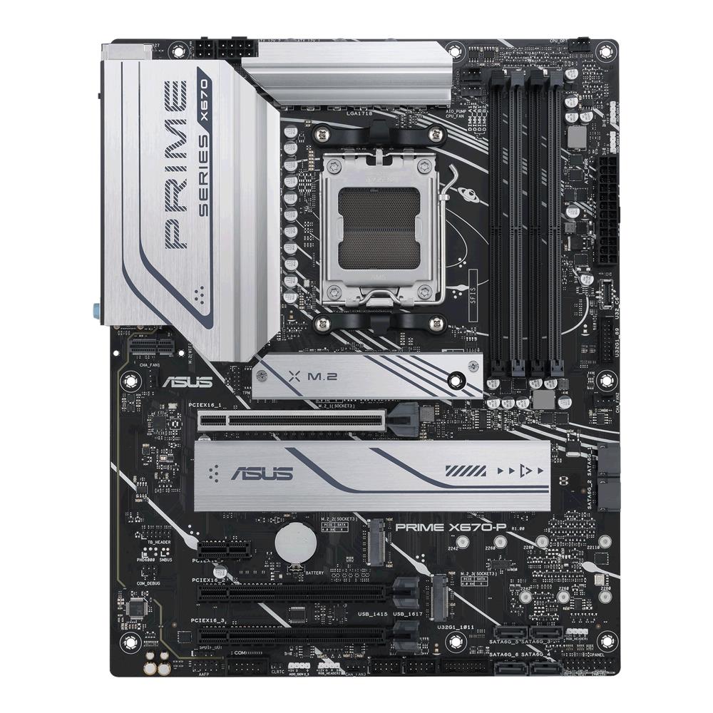 ASUS PRIME X670-P CSM Mainboard Sockel AMD AM5 Ryzen 7000 ATX PCIe 5.0 M.2 DDR5