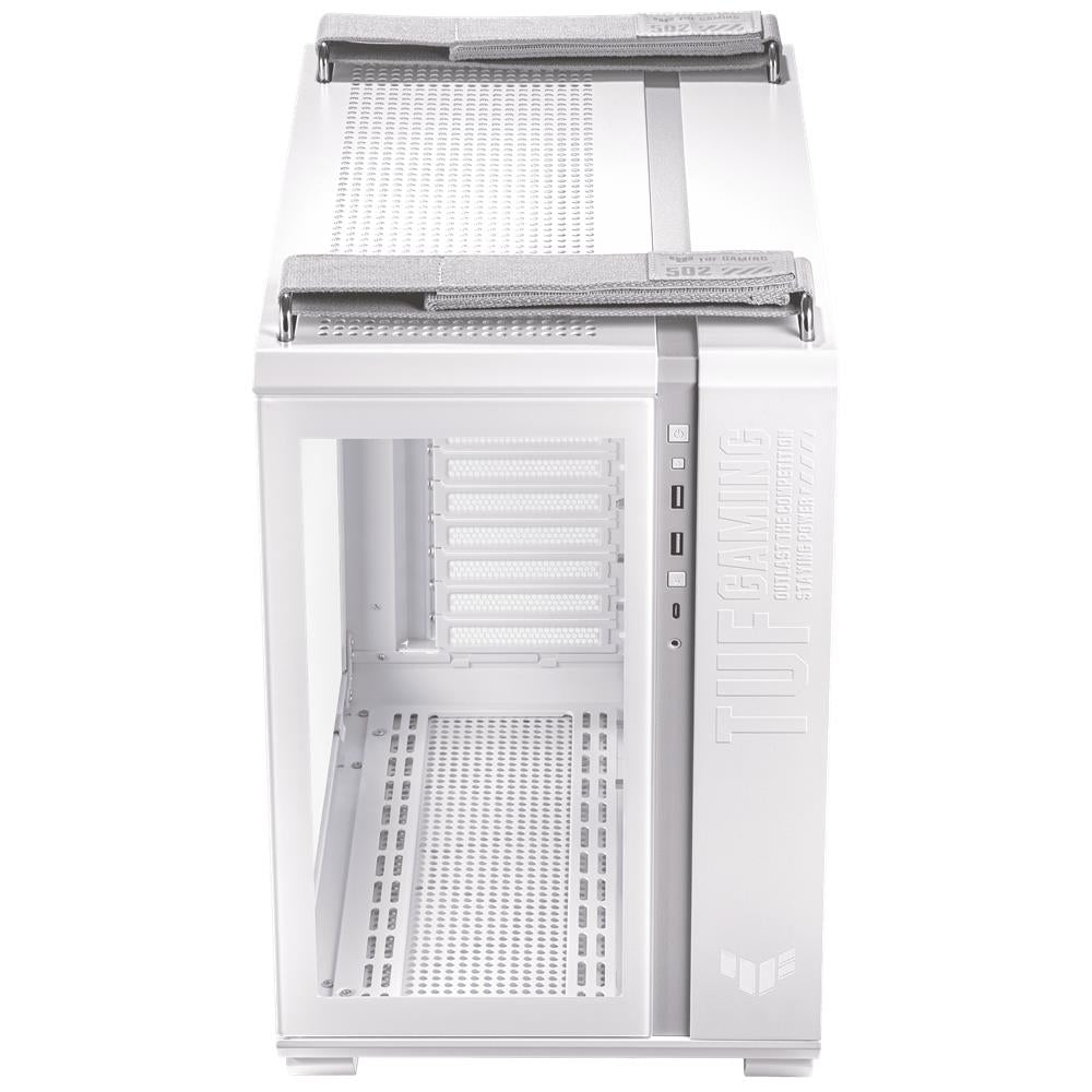ASUS TUF Gaming GT502 PLUS TG White modulares Zweikammer PC Gehäuse
