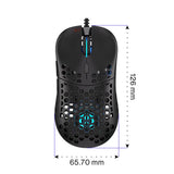 ENDORFY LIX, Ultraleichte Gaming-Maus (59 g), 8000 DPI, Schwarz | EY6A002