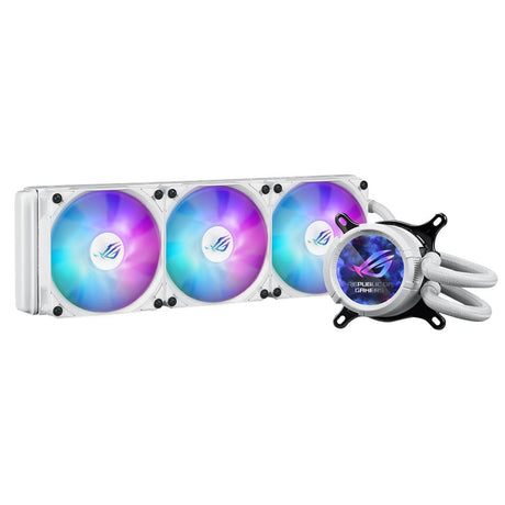 ASUS ROG STRIX LC III 360 ARGB LCD All‑in‑One CPU‑Wasserkühlung Weiß LGA 1700 AM5