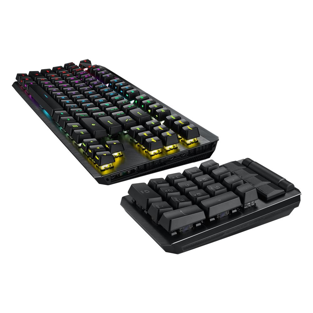 ASUS ROG Claymore II modulare mechanische Gaming-Tastatur ROG RX Switches Numpad Handballenauflage