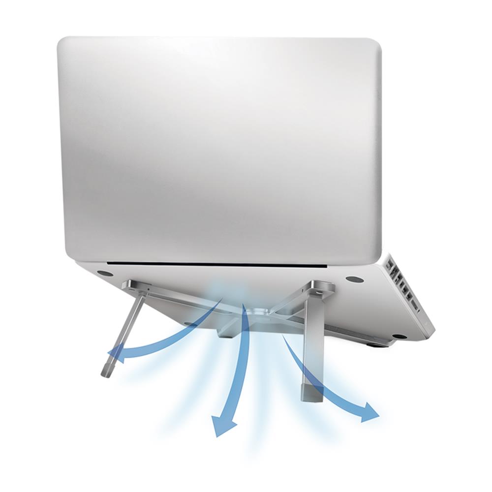 LogiLink Faltbarer Laptop Tablet Halter 10 bis 16 Zoll Aluminium