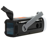 Adler AD 1920 Notfallradio Schwarz Solar Kurbel 4500mAh Bluetooth Taschenlampe