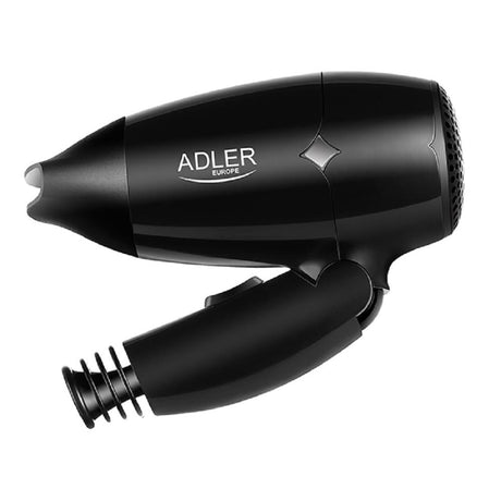 Adler AD 2251 Reisehaartrockner Schwarz 1400 Watt klappbar Haartrockner Haare trocknen