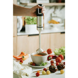 Adler AD 4627 Stabmixer Set elektrischer Handmixer Schneebesen Milchaufschäumer Turbo Funktion silber