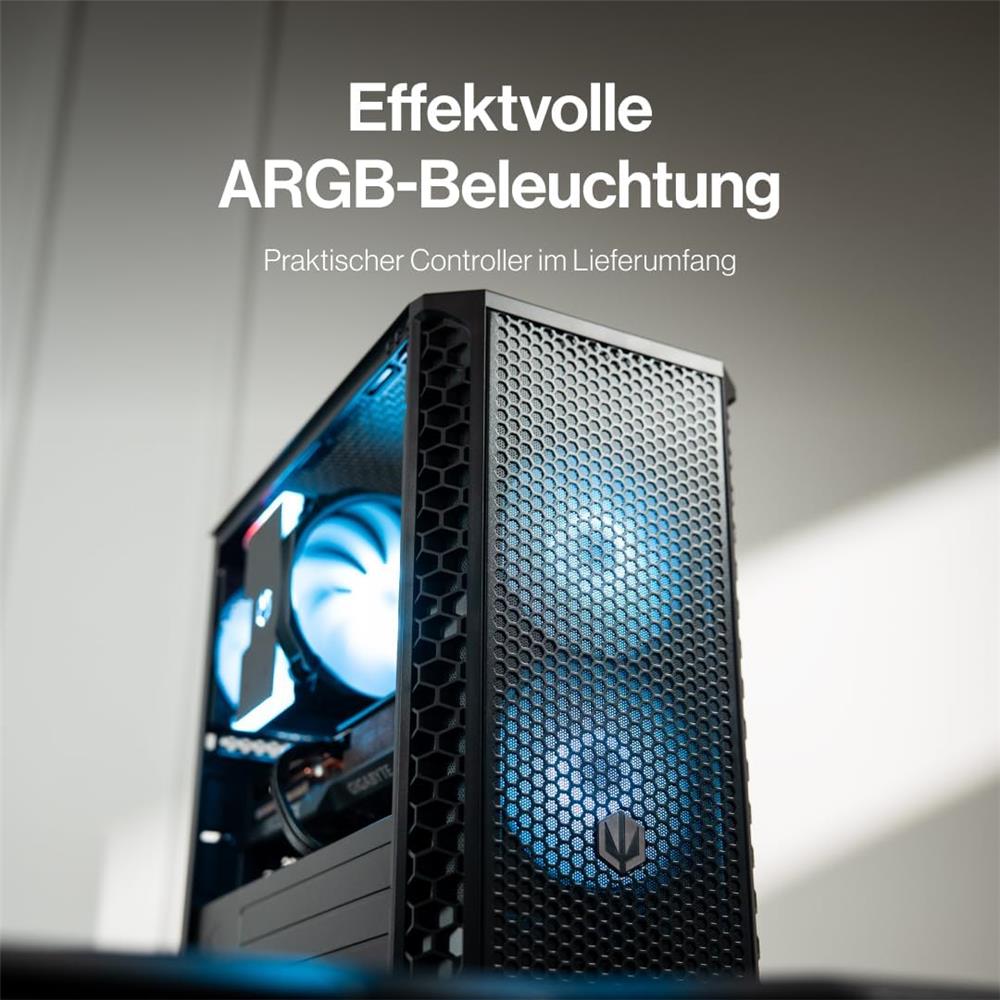 ENDORFY Signum M30 ARGB mATX PC‑Gehäuse – Airflow, ARGB‑Lüfter, USB‑C 20 Gbit/s
