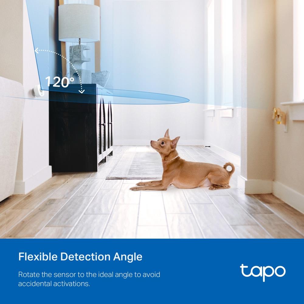 TP-Link Tapo T100 Smarter Bewegungssensor mit Zeitplan 120Grad Blickwinkel batteriebetrieben
