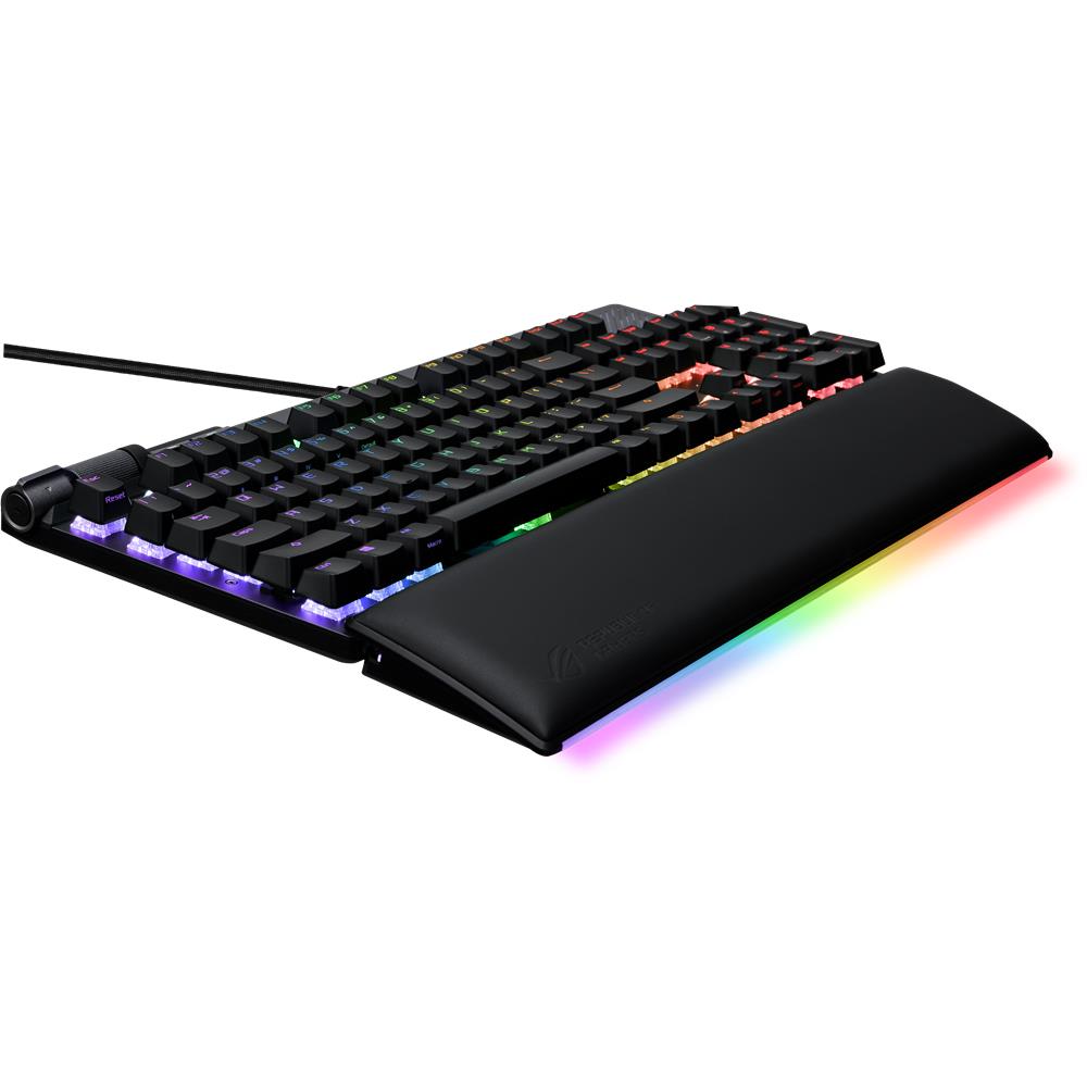 ASUS ROG STRIX Flare II Animate mechanische Gaming-Tastatur deutsches Layout mit RGB-Beleuchtung