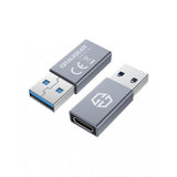 GRAUGEAR USB Type C auf Type A Adapter USB 3.2 Gen2 10 Gbit s