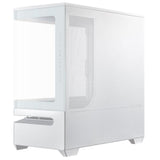 ASUS Prime AP202 ARGB White mATX PC Gehäuse mit Panorama Glas und GPU bis 420 mm