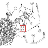 Nilfisk Original 56510552 Pulley Fan Riemenscheibe