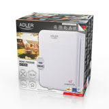 Adler AD 8084w Mini Kühlschrank 4 L, thermoelektrische Kühlbox, klein, tragbar, mit Kühl- und Heizfunktion, für Auto und Zuhause, Kosmetikkühlschrank, Getränkekühler, Weiß