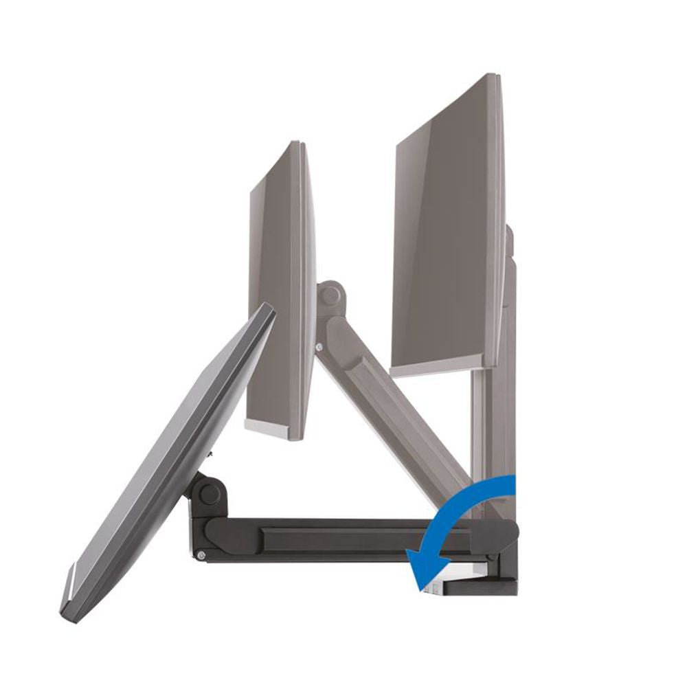 LogiLink Monitorhalterung für 1 Monitor 17"-32" Tischhalterung mit Gasdruckfeder