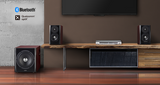 Edifier S350DB 2.1 Home-Entertainment-System (150 Watt) mit Bluetooth 4.0 (aptX), Holzfarben