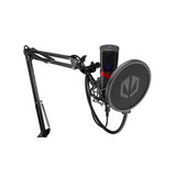ENDORFY Solum Streaming USB Mikrofon Schwarz mit Anti Shock Montage