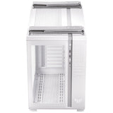 ASUS TUF Gaming GT502 Zweikammer-Gehäuse in Weiß, gehärtetes Glas, Panoramablick