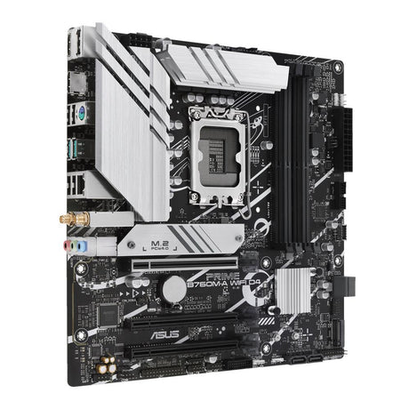 ASUS PRIME B760M-A WIFI D4 Gaming Mainboard Sockel Intel LGA 1700 mATX DDR4 PCIe 4.0 M.2 WiFi 6