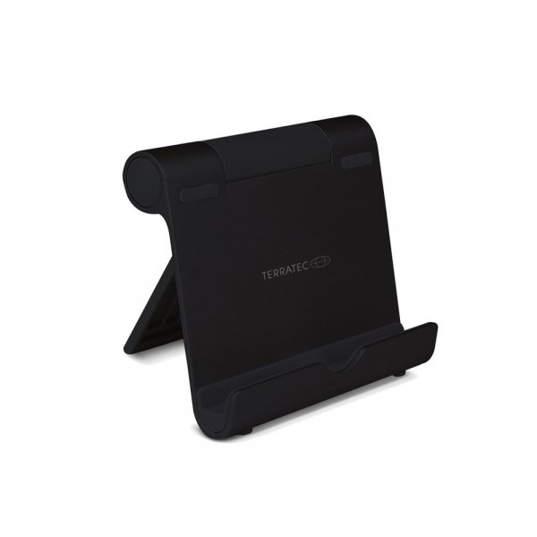 TERRATEC iTab S black Tablet Smartphone Ständer Größe S Aluminium schwarz Standfuß Handy Halter