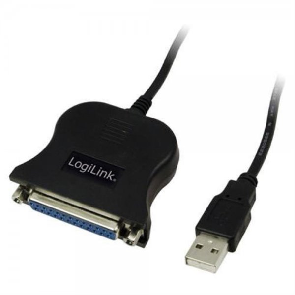 LogiLink UA0054A Adapter USB zu Parallel DSUB-25 Kabel 1,8 m