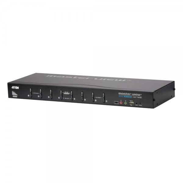 ATEN CS1768 8-Port USB DVI Audio KVM-Switch 19" 1HE Rackmount