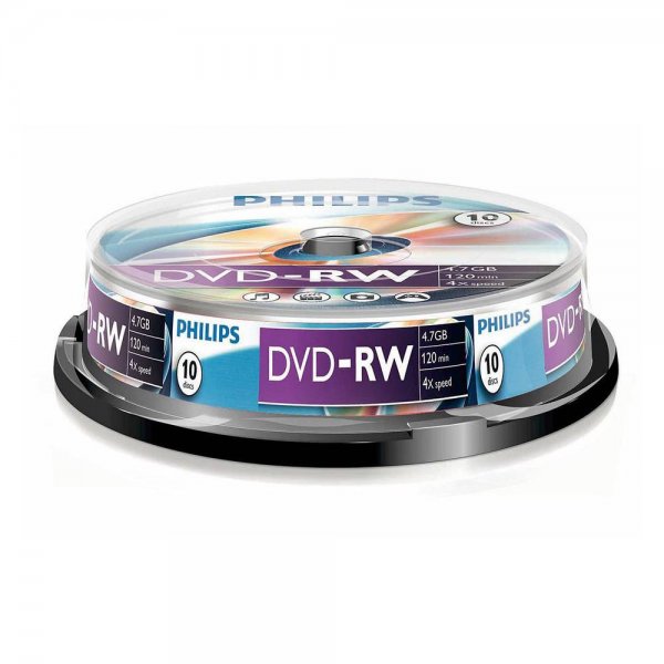 Philips DN4S4B10F - 10 x DVD-RW - 4.7 GB ( 120 Min. ) 1 # DN4S4B10F/00
