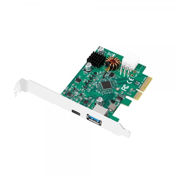 LogiLink PC0089 PCI-Express Card USB 3.2 Gen 2x1 USB-A & USB-C (PD)