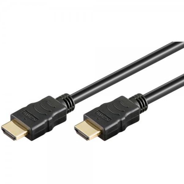 Wentronic HDMI Kabel HiSpeed/wE 100 G (SB) High Speed H # 61882