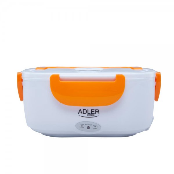 Adler AD 4474 Elektrische Lunchbox orange für warme Mahlzeiten beheizbar Lebensmittelbox