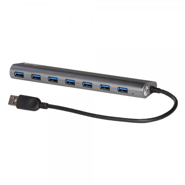 i-tec USB 3.0 Metal Charging HUB 7 Port mit Netzadapter