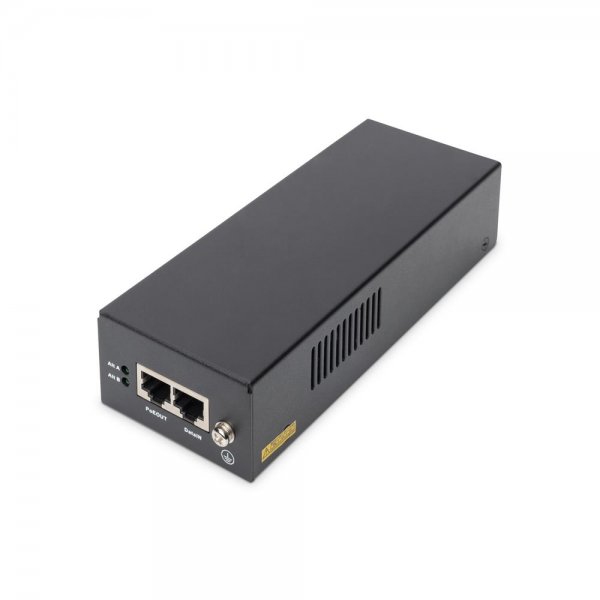 DIGITUS Gigabit Ethernet PoE++ Injektor 802.3bt 85 Watt Stromversorgung