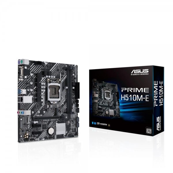 ASUS Prime H510M-E Mainboard Sockel Intel LGA 1200 (micro-ATX, PCIe 4.0, 32 Gbit/s M.2-Slot)