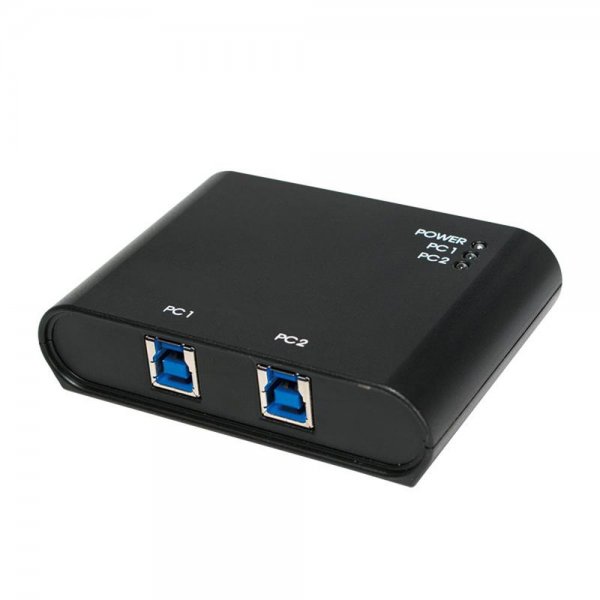 LogiLink UA0216 2 Port USB 3.0 Auto Umschalter für Drucker bis 5Gbps