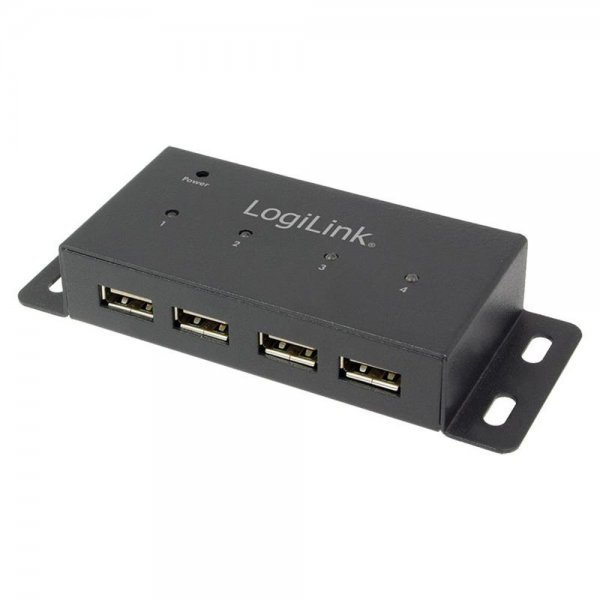 LogiLink UA0141A USB 2.0 Hub 4-Port Metall