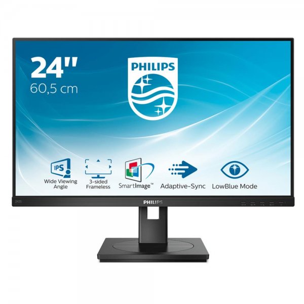 Philips 242S1AE 60cm 23,8" 16:9 Full-HD Monitor 4ms DVI HDMI DisplayPort schwarz
