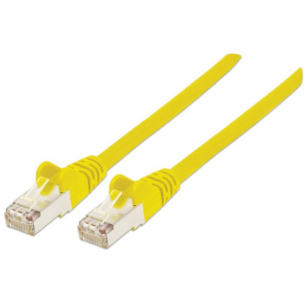 Intellinet Netzwerkkabel Cat7-Rohkabel Cat6a-Stecker S/FTP 10 m gelb 740746