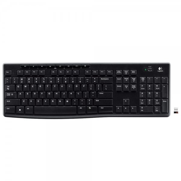 Logitech Internationale Tastatur K270 kabellos bis 10m USB schwarz # 920-003736