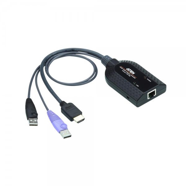 ATEN KA7188 USB HDMI VM KVM-Adapterkabel unterstützt Smart Card Leser und Audio De-Embedder