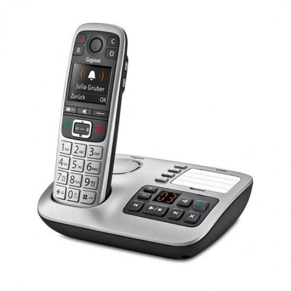 Gigaset E560A Telefon DECT-Telefon Freisprech Anrufer-Identifikation schnurlos kabellos Display