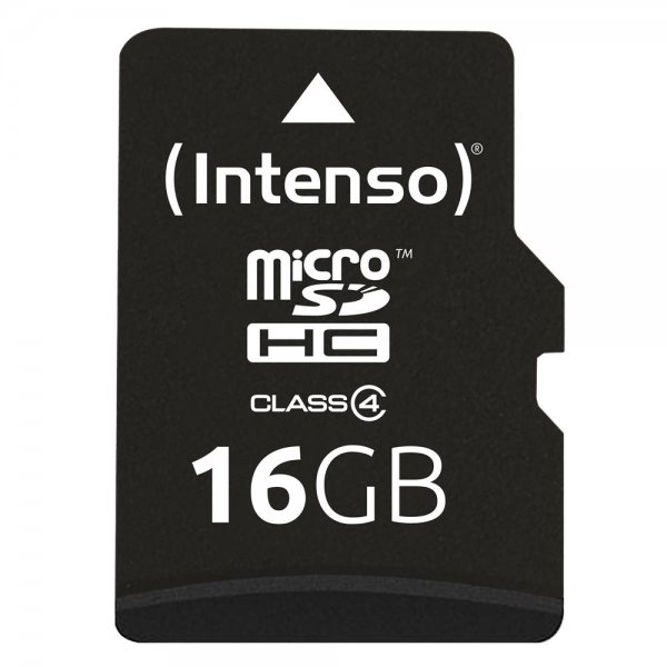 Intenso microSD 16GB Class 4 Speicherkarte inkl. SD-Adapter externer Datenspeicher