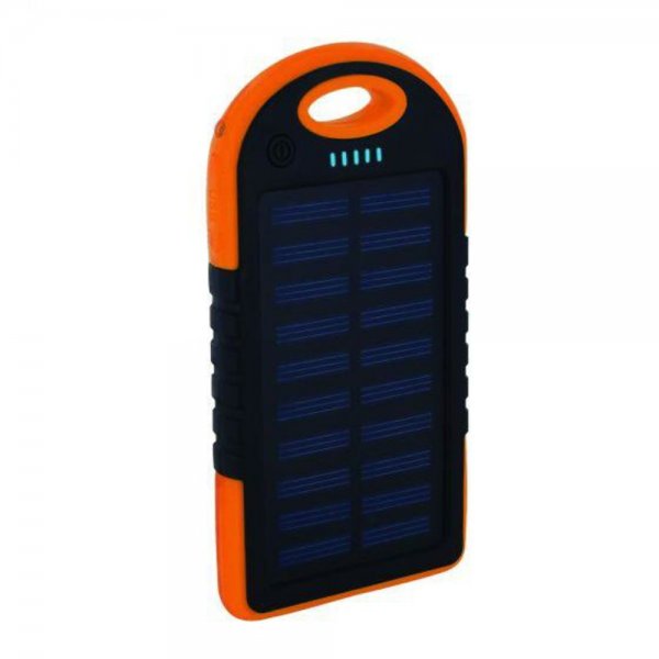 XLayer Powerbank PLUS Solar black/orange 4000mAh
