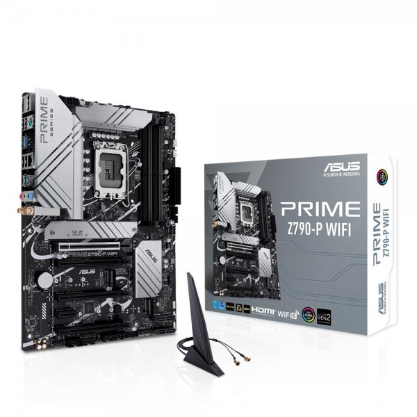 ASUS Prime Z790-P WIFI Gaming Mainboard Sockel Intel LGA1700 ATX PCIe 5.0 DDR5 M.2 WiFI 6 HDMI DP