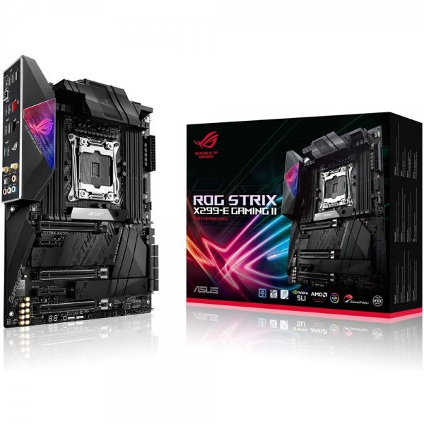 ASUS ROG Strix X299-E Gaming II Intel X299 ATX LGA 2066 Mainboard für Intel Core X-Series Wi-Fi 6 AX