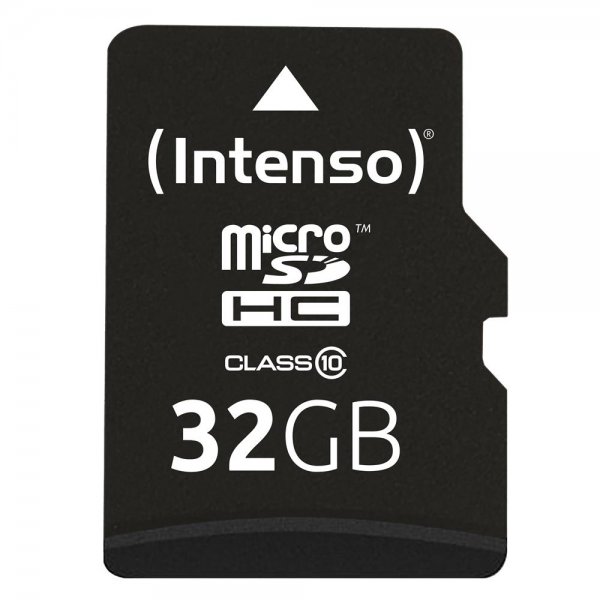 Intenso microSD 32GB Class 10 Speicherkarte inkl. SD-Adapter externer Datenspeicher